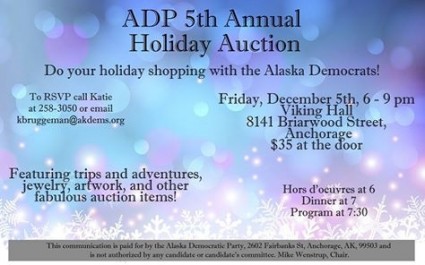 Dem holiday auction
